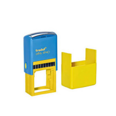 Оснастка для квад.печаті (40х40мм), желто-голубая, 4940