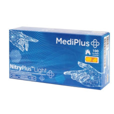 Перчатки нитриловые не опудр. L (100 шт) синяя NitryPlus 