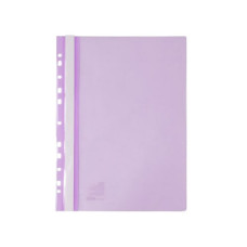 Швидкозшивач пластиковий A4, з перфорацією, колір бузковий, 1318-36-A