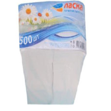 Салфетки бумажные целлюлозные 200*200/500шт HORECA