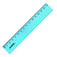 Линейка пластик.  15см цветная KL3157 Линейка пластик.  15см цветная KL3157