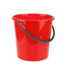 Відро кругле, пластик, харчове, з мірною шкалою, (10л), MIX