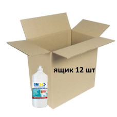 Средство (1000 мл) для мытья и дезинфекции сантехники ОМ24. Содержит соляную кислоту (ящик 12шт)