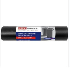 Пакет для сміття двошаровий Professional 120*130, 50мкм (240л - 5шт,чорний) PS
