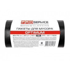 Пакет для сміття (60*80/60л - 40шт, чорний) PS