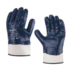 Перчатки маслобензостойкие с нитриловым покрытием (жесткий манжет) /HCN430