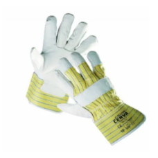 Перчатки спилковые комбинированные CROW