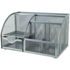 Подставка -органайзер , металева сітка,сереб. 2125-03-a Подставка -органайзер , металева сітка,сереб. 2125-03-a