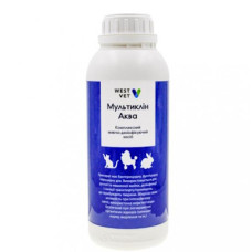 Моющее средство с дезинфицирующим эффектом 1л "Мультиклин Аква"