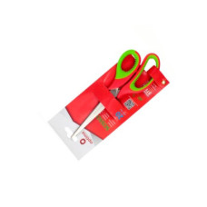 Ножницы (200мм) ручка пласт. с рез. вставками, O44419