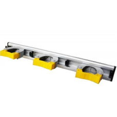 Настенный держатель-органайзер уборочного инветаря (42*4см) 3 крючка