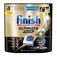 Таблетки для посудомоечных машин (25шт) FINISH Ultimate Plus All in 1
