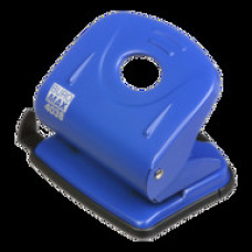 Дырокол с линейкой (30л) метал, синий BM.4038-02