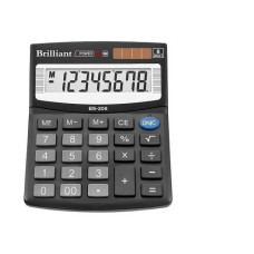 Калькулятор  8 разр. средний BS- 208NR (103х138х24)