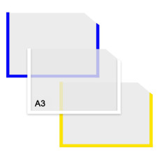 Табличка информационная формат А3 прозрачный пластик