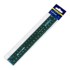 Лінійка пластикова 20см чорна BM.5827-20