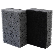 Губка кухонная (85*55*30) 1шт черная б/эт