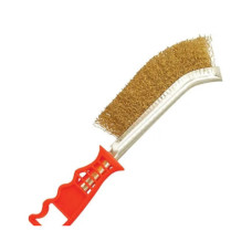 Щетка по металлу с пластиковой ручкой, ирокез