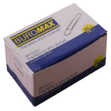 Скріпка канцелярська, 78мм (50шт), рельєфні, BM.5021