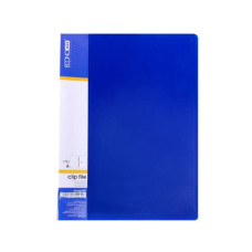 Папка-швидкозшивач А4 з пружинним механізмом Economix CLIP A, синя, Е31201-02