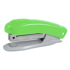 Степлер №10 (12арк) пласт., колір салатовий, 4813-09-а