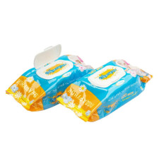 Салфетки влажные с клапаном, (120шт), Нежность