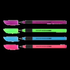 Ручка масляная (0,5) синяя с гриппом BM.8355-01