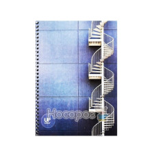 Блокнот А5, 100 арк.,,спіраль бокова