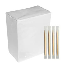 Зубочистки в інд. упаковці, 65мм (1000шт) Зубочистки в інд. упаковці, 65мм (1000шт)