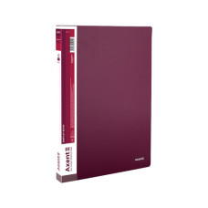 Тека пл. з файлами А4/40 бордо 1040-04-А