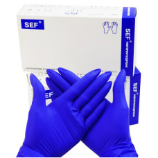 Рукавички нітрилові одноразові S (100 шт)