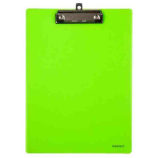 Планшет з кліпом, пластиковий,А4, салатовий 2515-09-a