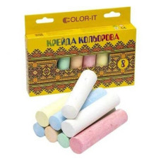 Крейда кольорова 8шт., карт. короб CLASS 7609