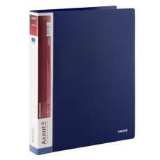 Папка А4 на 4 кільця, 35 мм, синя 1208-02-a