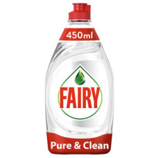 Моющее средство (450 мл) для мытья посуды "Pure Clean" Fairy без запаха