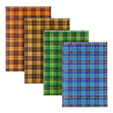 Блокнот, А5, клітинка, (48арк), спіраль, асорті, т/о, D8012-01