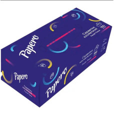 Салфетки бумажные косметические в коробке 2-х слойн. (20см*19см/150шт), белые Papero NF014