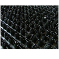 Коврик под дверь Травка (ширина 0,9м.) черный