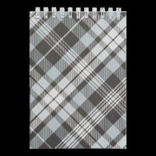 Блокнот  А6 48л # м/о, верхняя спираль BM.2480-09 серый