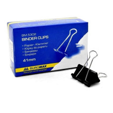 Биндер 41мм (12шт) черный BM.5302