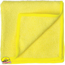 Салфетка микрофибра (30*30) универсальная без упаковки желтая