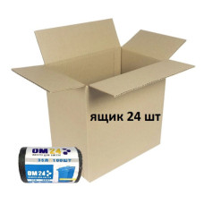 Пакет для мусора 35л/100шт HD (45*53) 10 мкм черный OM24 B2B Solutions (ящик 24 шт)