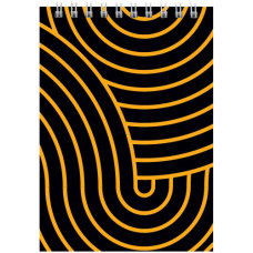 Блокнот  А6 48л # м/о, верхняя спираль MIX d8011-03