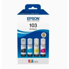 Набор чернил Epson L31XX Multipack (C,M,Y,Bk)  черный/ голубой/ пурпурный/ желтый  (C13T00S64A)