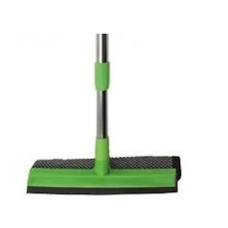 Щітка для миття вікон (25см.) з нерж ручка телескоп 110см/ST-W016/