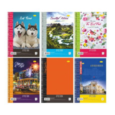 Книга, А4, (80арк), м/о, спіраль збоку