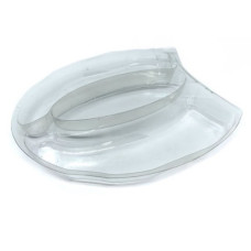 Вставка трехсекционная в салатник овальный скошенный РЕТ 165*136*18мм