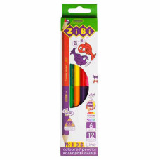 Олівці кольорові, 12 /24кол..(ZB.2462)