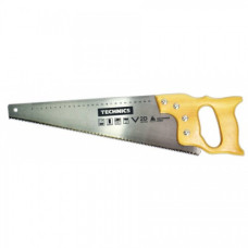 Пилка по дереву, дерев'яна ручка, гартовані зубці, 450 мм, 7/1", 2D