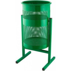Урна уличная металическая (37 л) зеленая